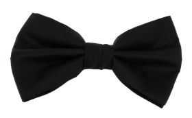 Black Polyester Bow Tie