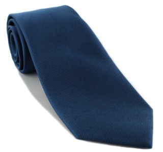 Teal Plain Twill Silk Tie