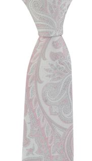 Pink Luxury Paisley Silk Tie