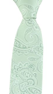 Green Spring Paisley Silk Tie