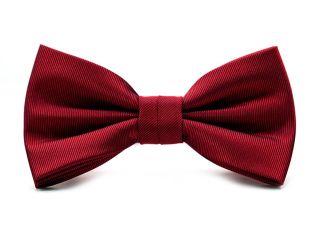 Red Polyester Bow Tie