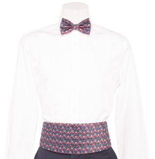 Navy Christmas Cummerbund