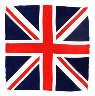 Union Jack Silk Pocket Square