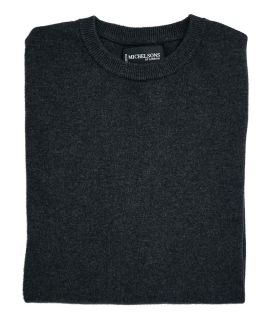 Grey Slim Fit Crew Neck Jumper