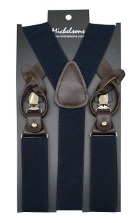 Navy Adjustable Braces