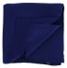 Navy Plain Silk Pocket Square