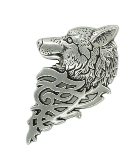 Neckwear and Accessories Silver Wolf Pin Michelsons